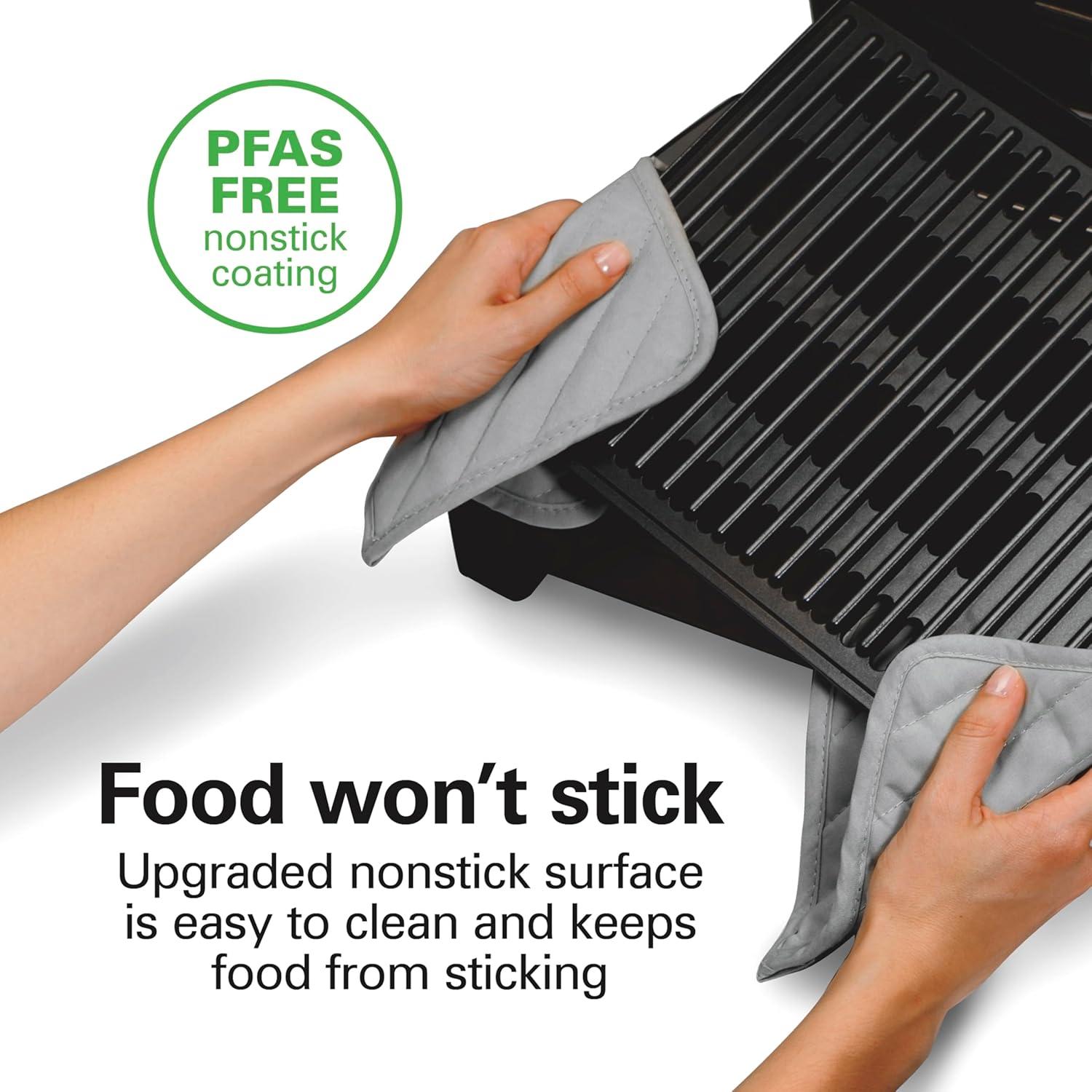 Parrilla Eléctrica Hamilton Beach 25360 761 cm² Acero Inoxidable