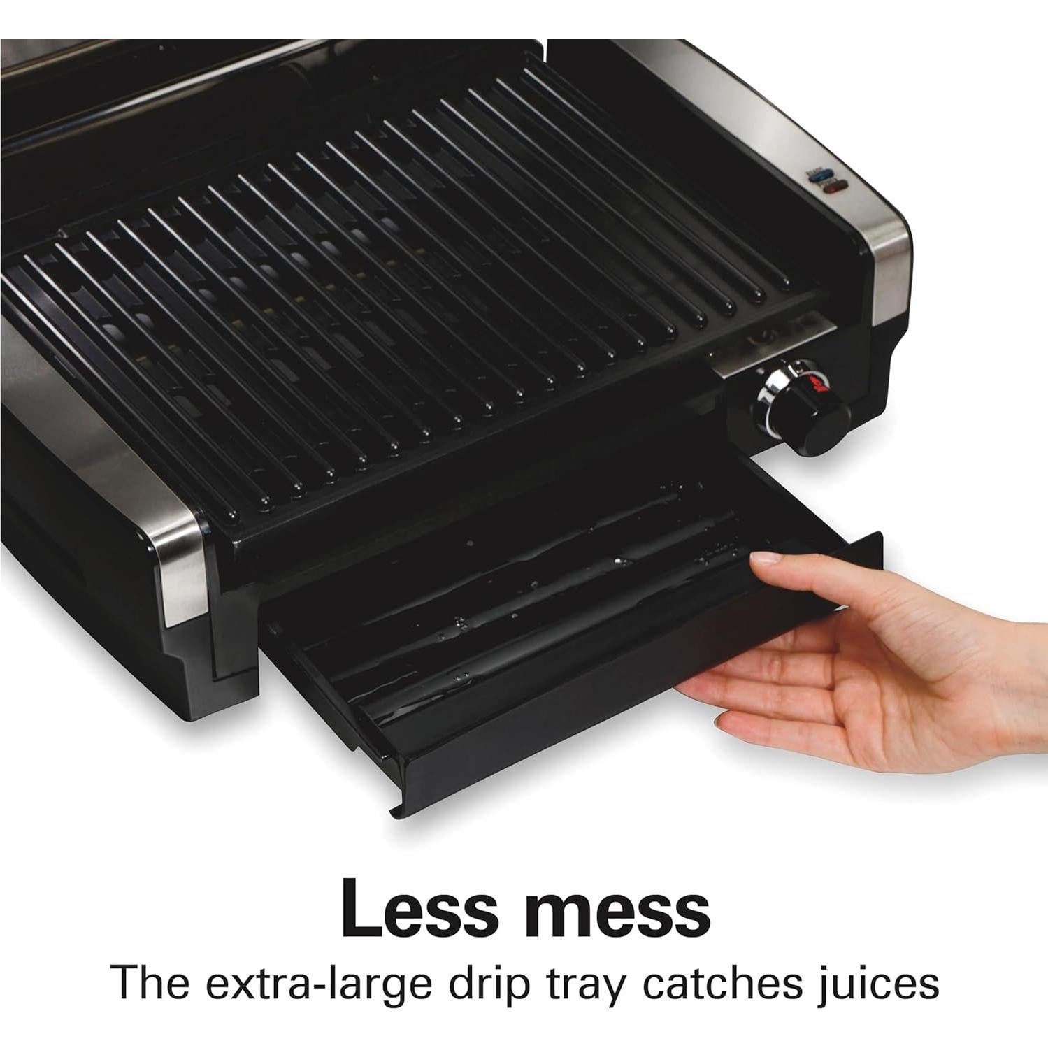 Parrilla Eléctrica Hamilton Beach 25360 761 cm² Acero Inoxidable