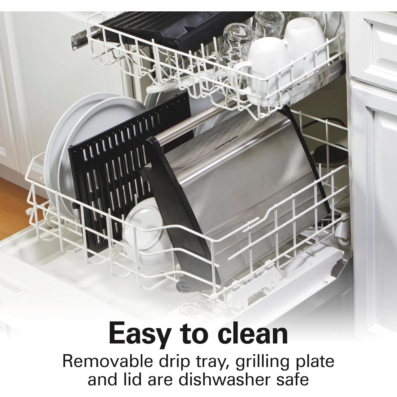 Parrilla Eléctrica Hamilton Beach 25360 761 cm² Acero Inoxidable