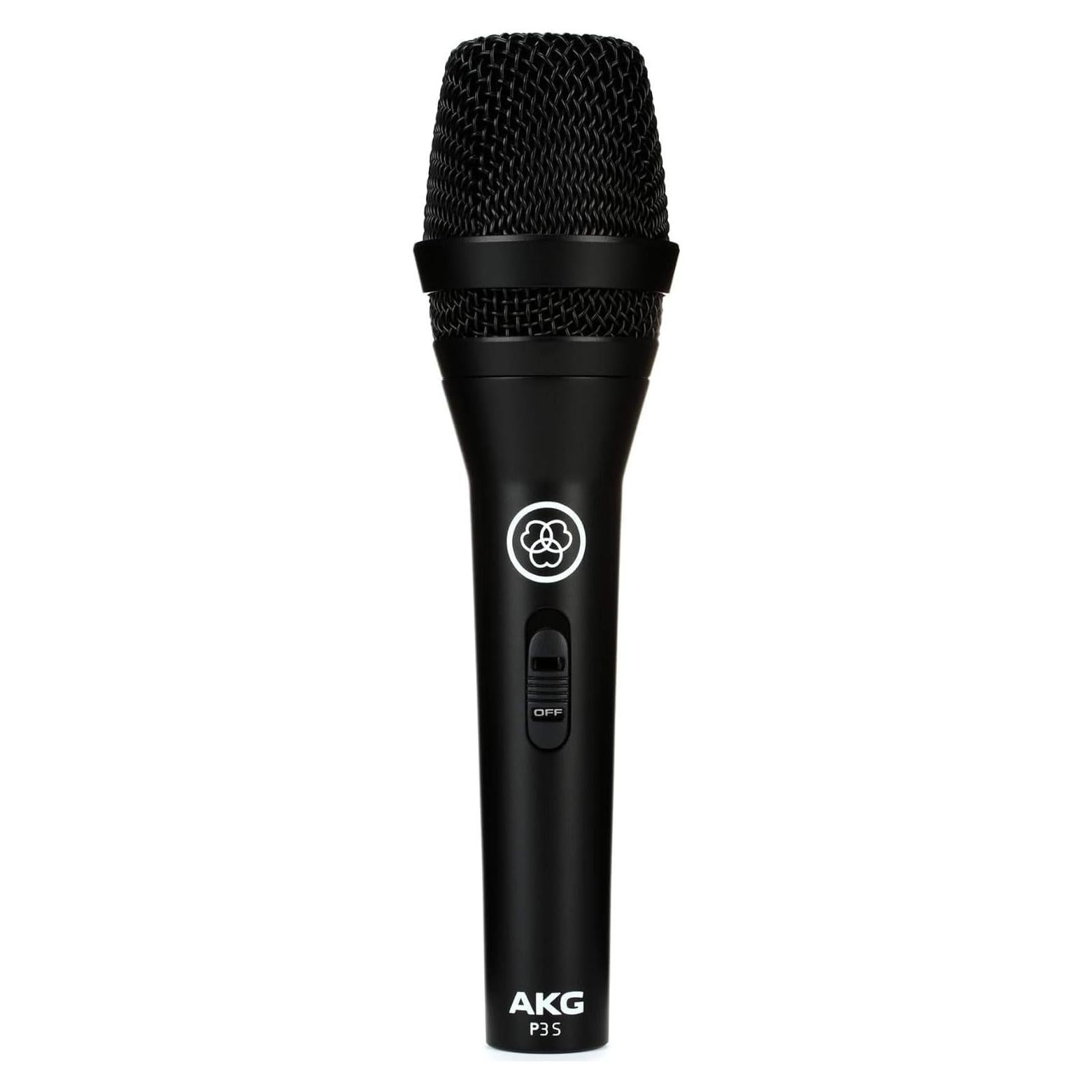 Micrófono Dinámico Cardioide AKG Pro Audio P3 S Negro