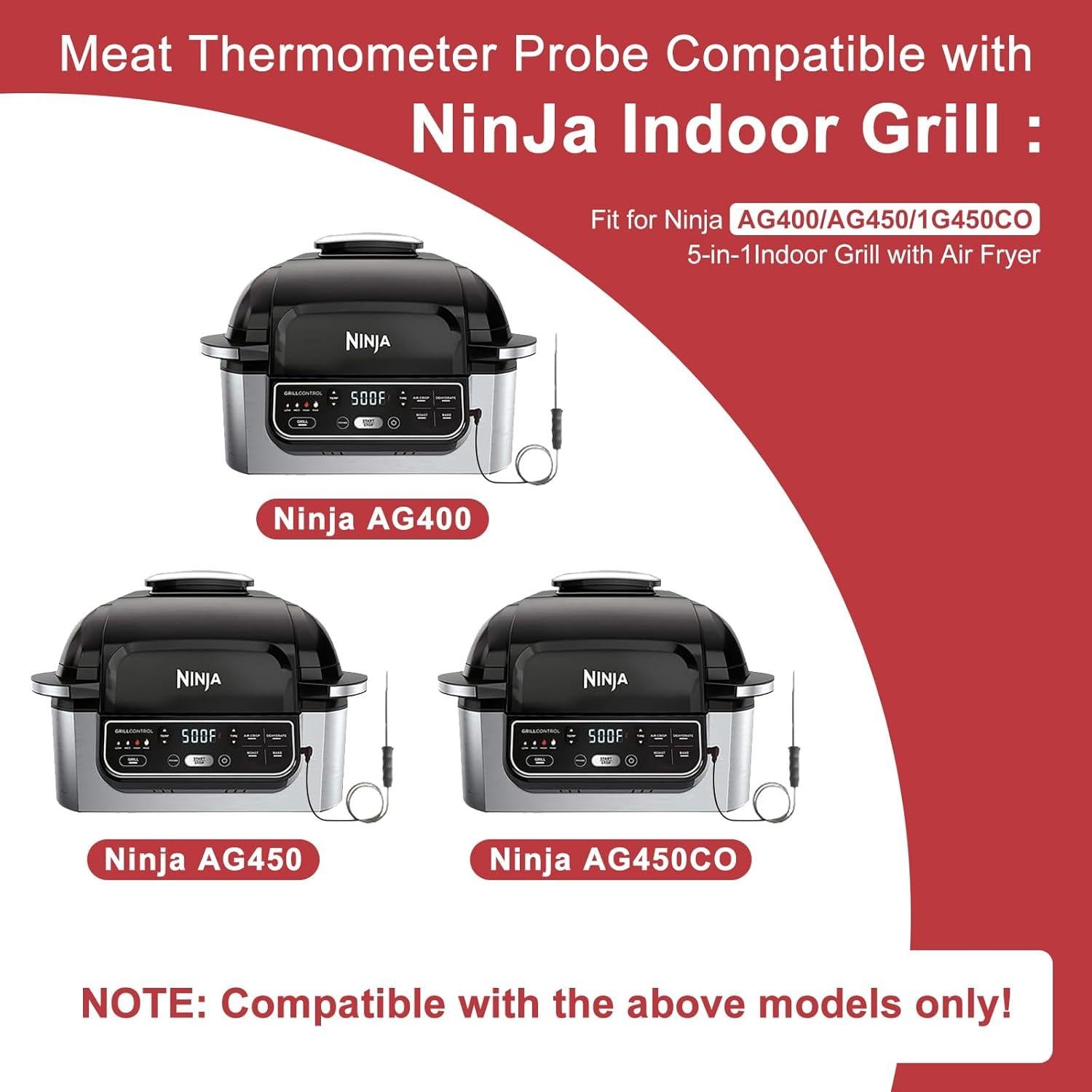 Sonda de Carne Ninja AG400 AG450 5-en-1 Acero Inoxidable