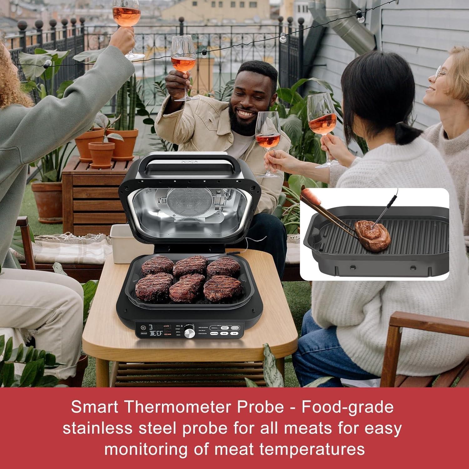 Sonda de Carne Ninja AG400 AG450 5-en-1 Acero Inoxidable