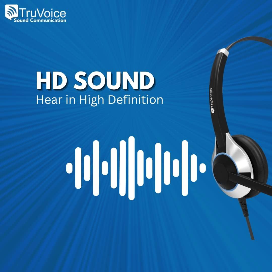 Auricular TruVoice HD-350 con Reducción de Ruido y U10P