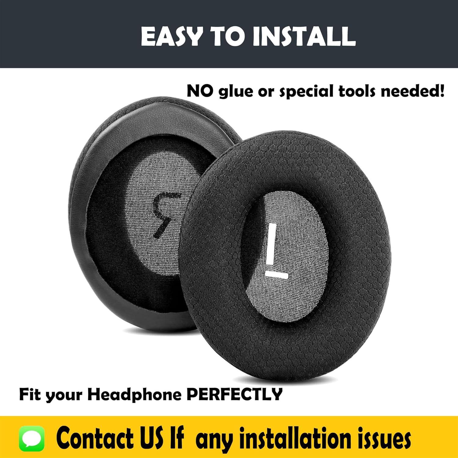 Cojines de Repuesto HTINDUSTRY para Auriculares Cowin E8