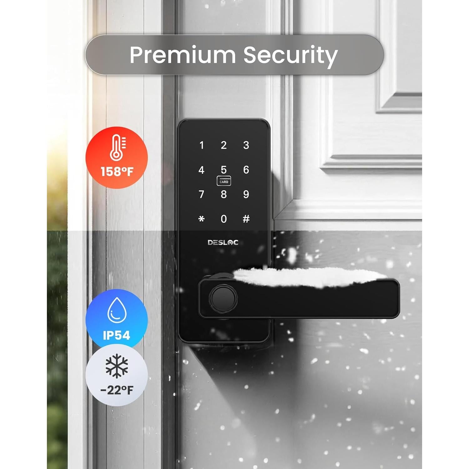 Cerradura Inteligente DESLOC B200L Biométrica Control APP