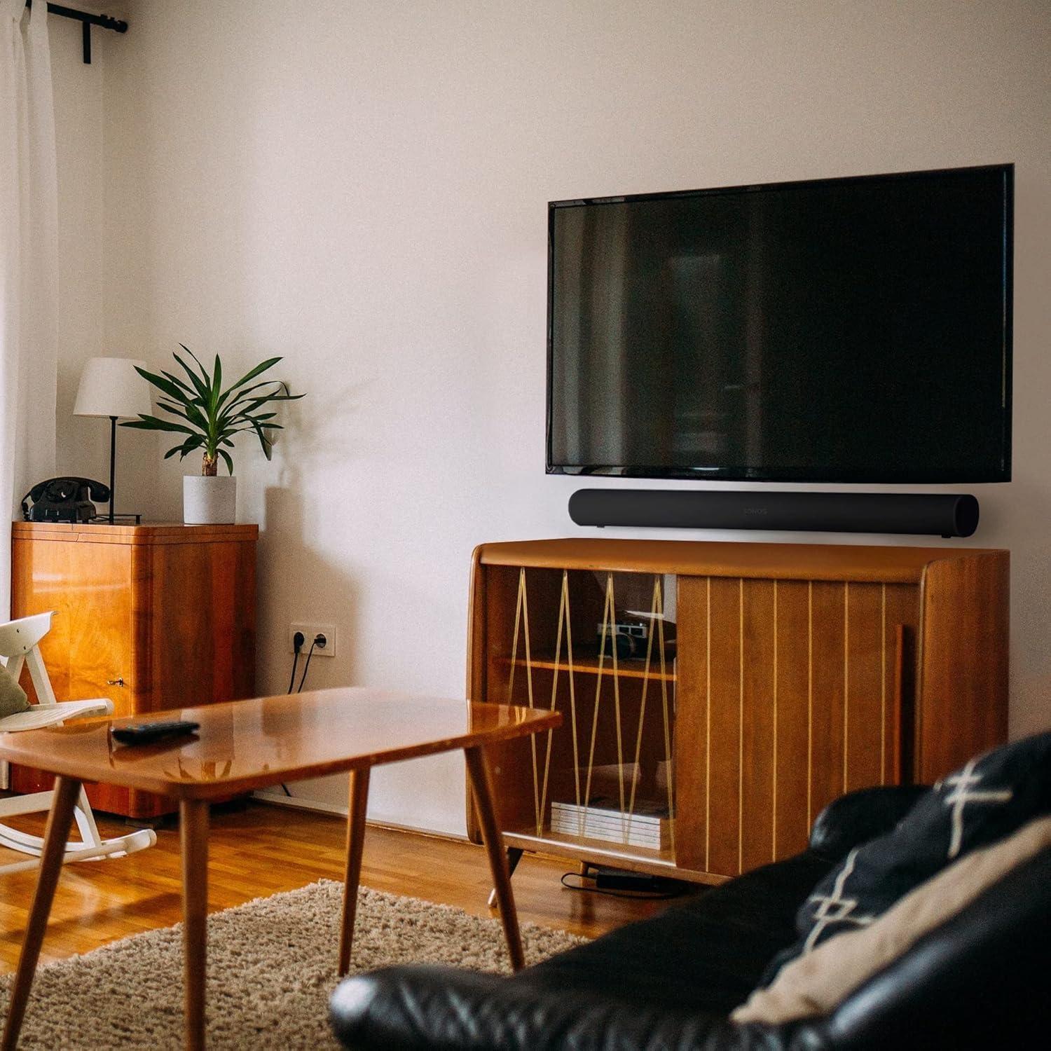 Soporte de Pared Soundbass para Sonos Arc y Arc Ultra, Negro