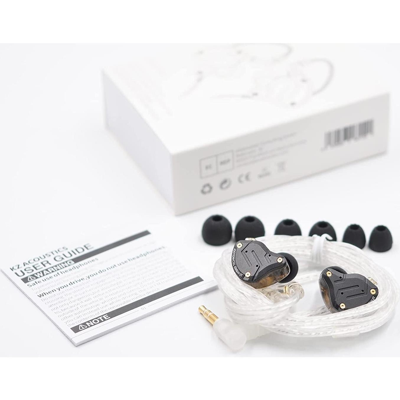 Auriculares KZ ZS10 Pro IEM 4BA+1DD con Cable Desmontable