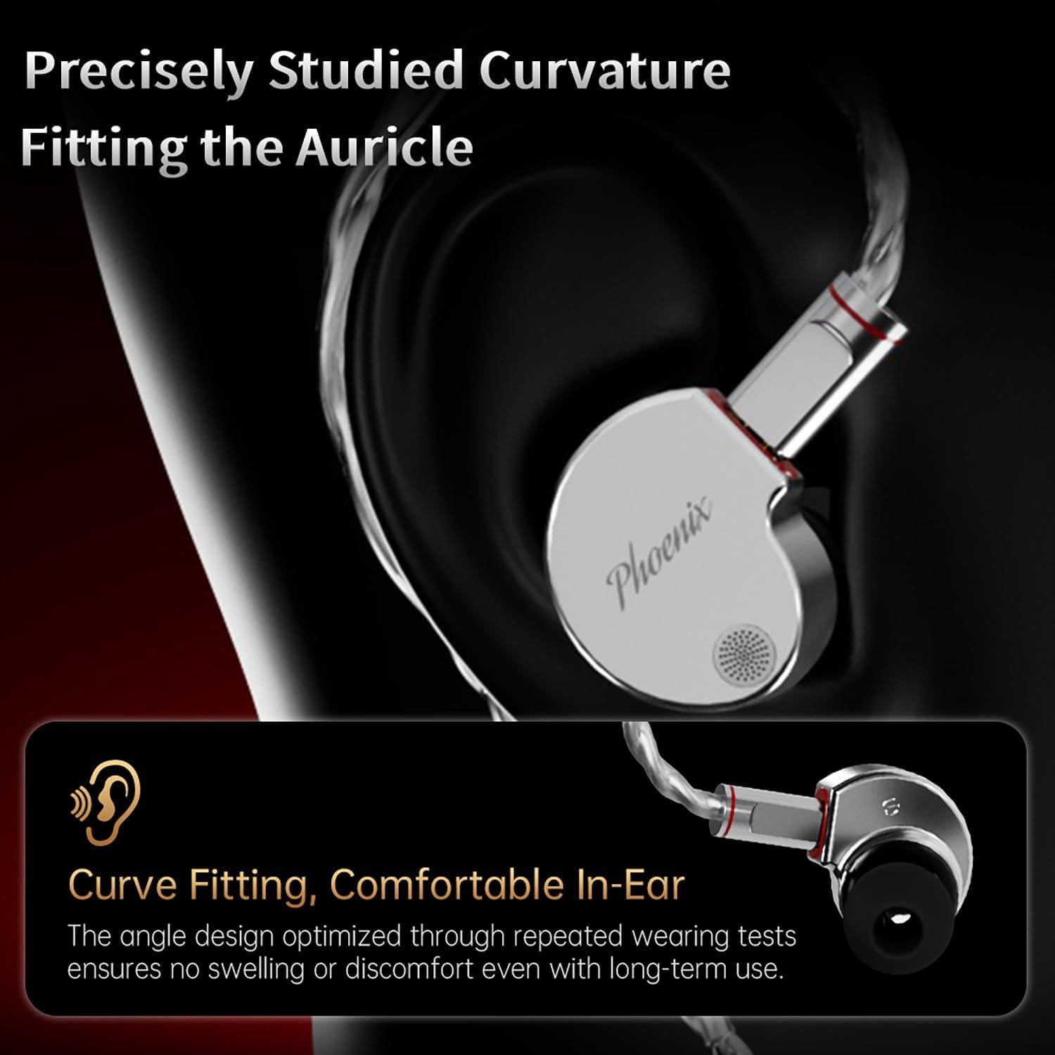 Auriculares In-Ear CCA Phoenix, Sonido HiFi y Graves Profundos