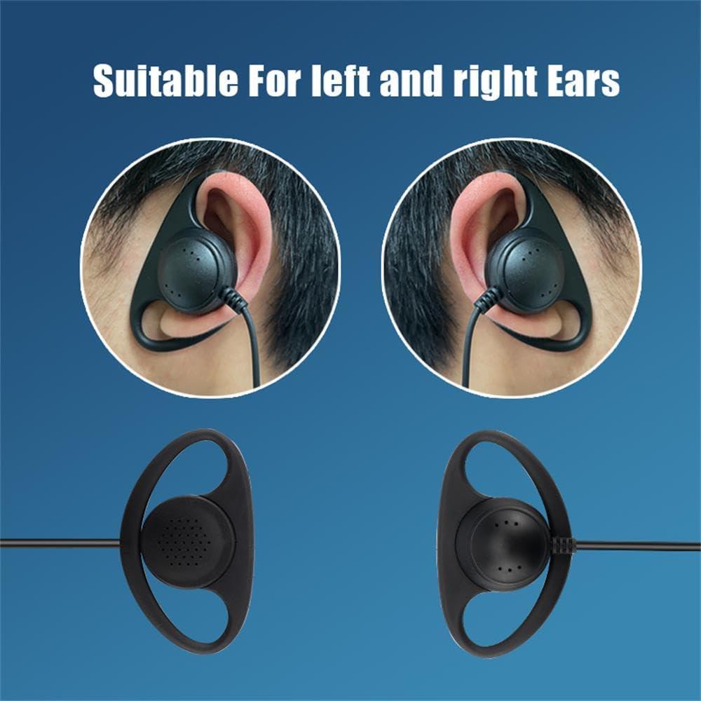 Auriculares de Radio de Dos Vías LSENG D-M con Micrófono - Paquete de 10