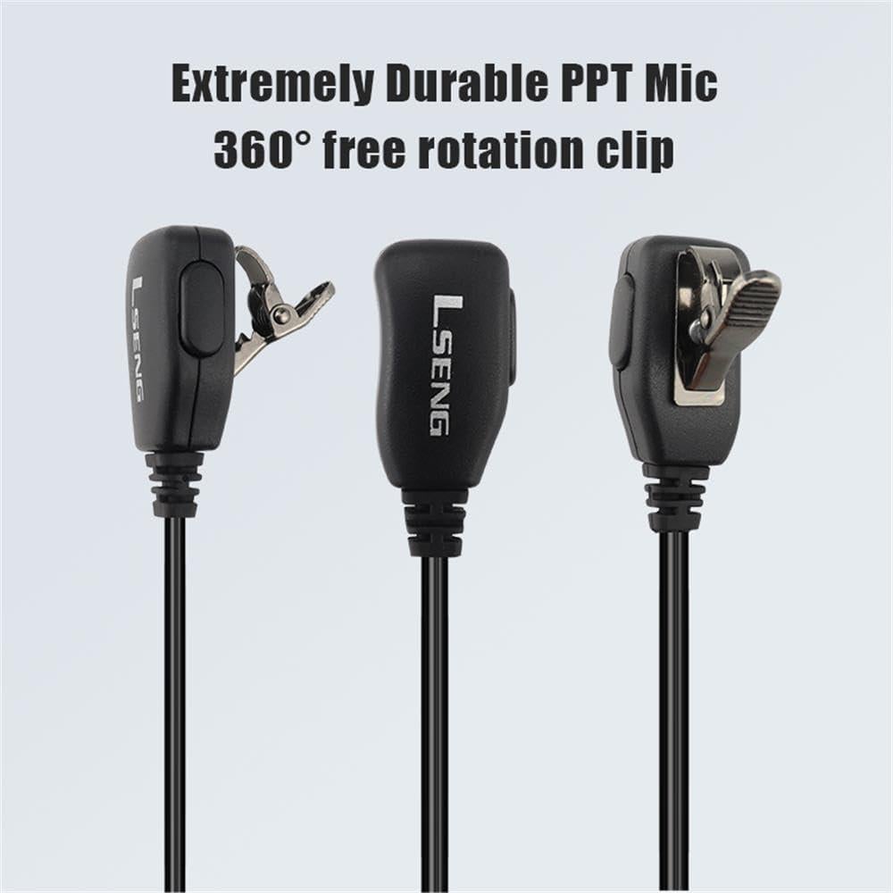 Auriculares de Radio de Dos Vías LSENG D-M con Micrófono - Paquete de 10