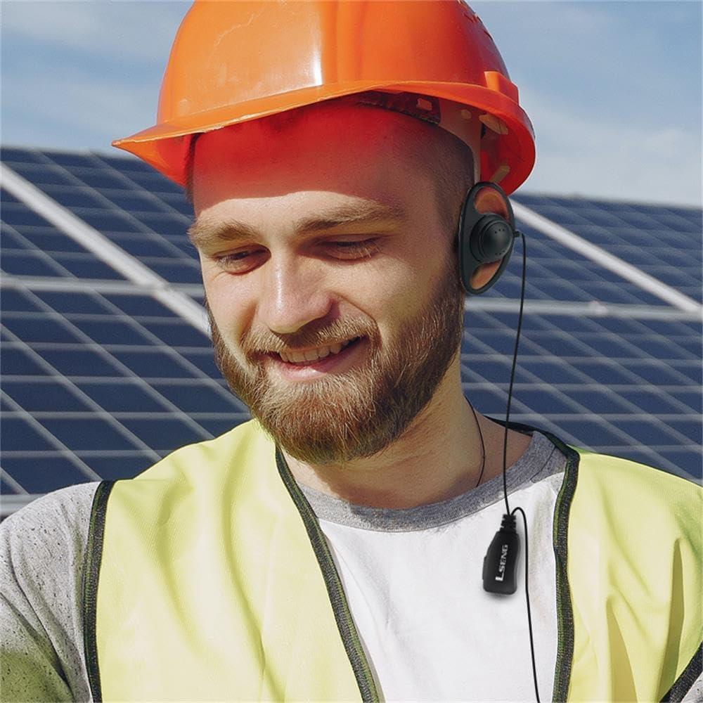 Auriculares de Radio de Dos Vías LSENG D-M con Micrófono - Paquete de 10