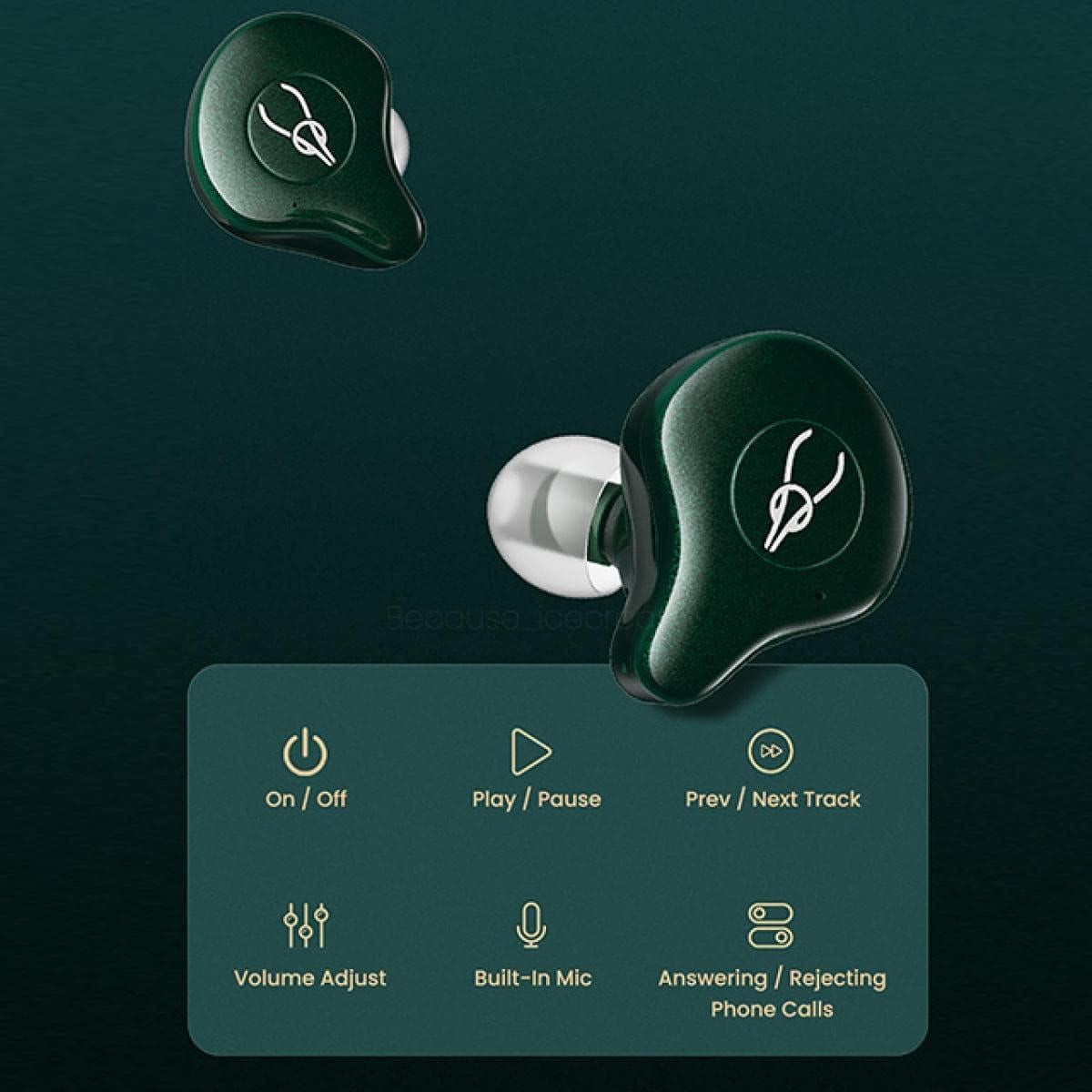 Auriculares Inalámbricos Sabbat E12 Glaze Bluetooth 5.2 Verde