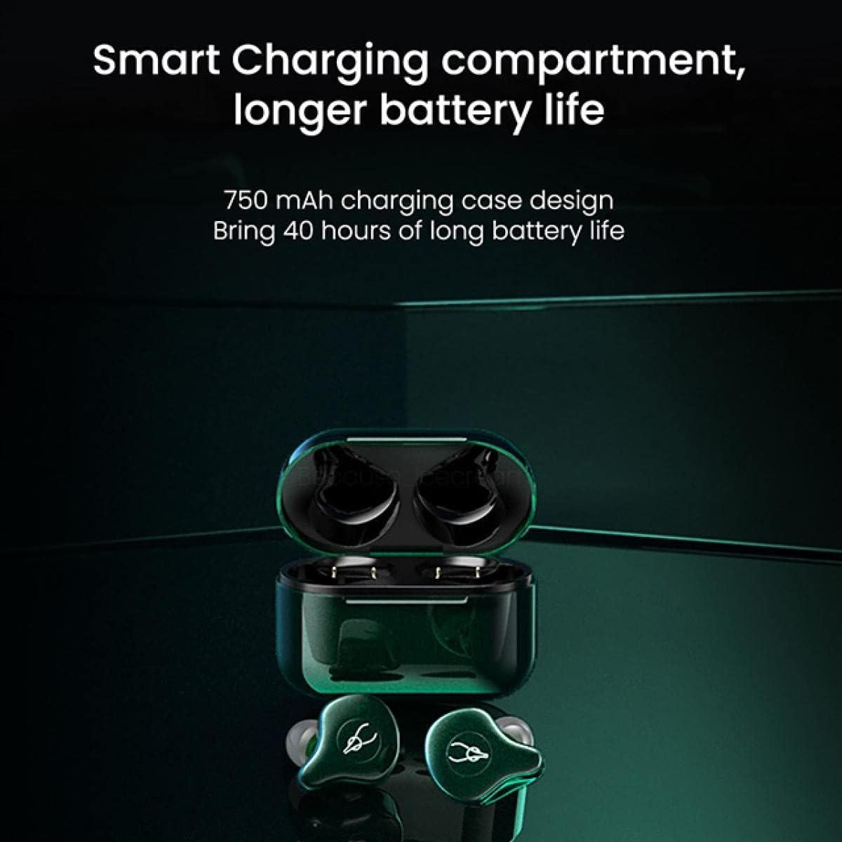 Auriculares Inalámbricos Sabbat E12 Glaze Bluetooth 5.2 Verde