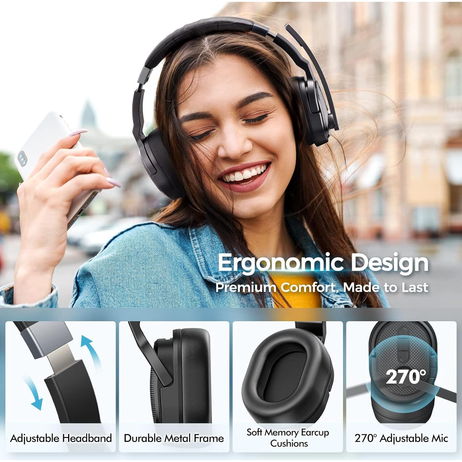 Auricular Bluetooth COSMUSIS BH654A con Cancelación de Ruido