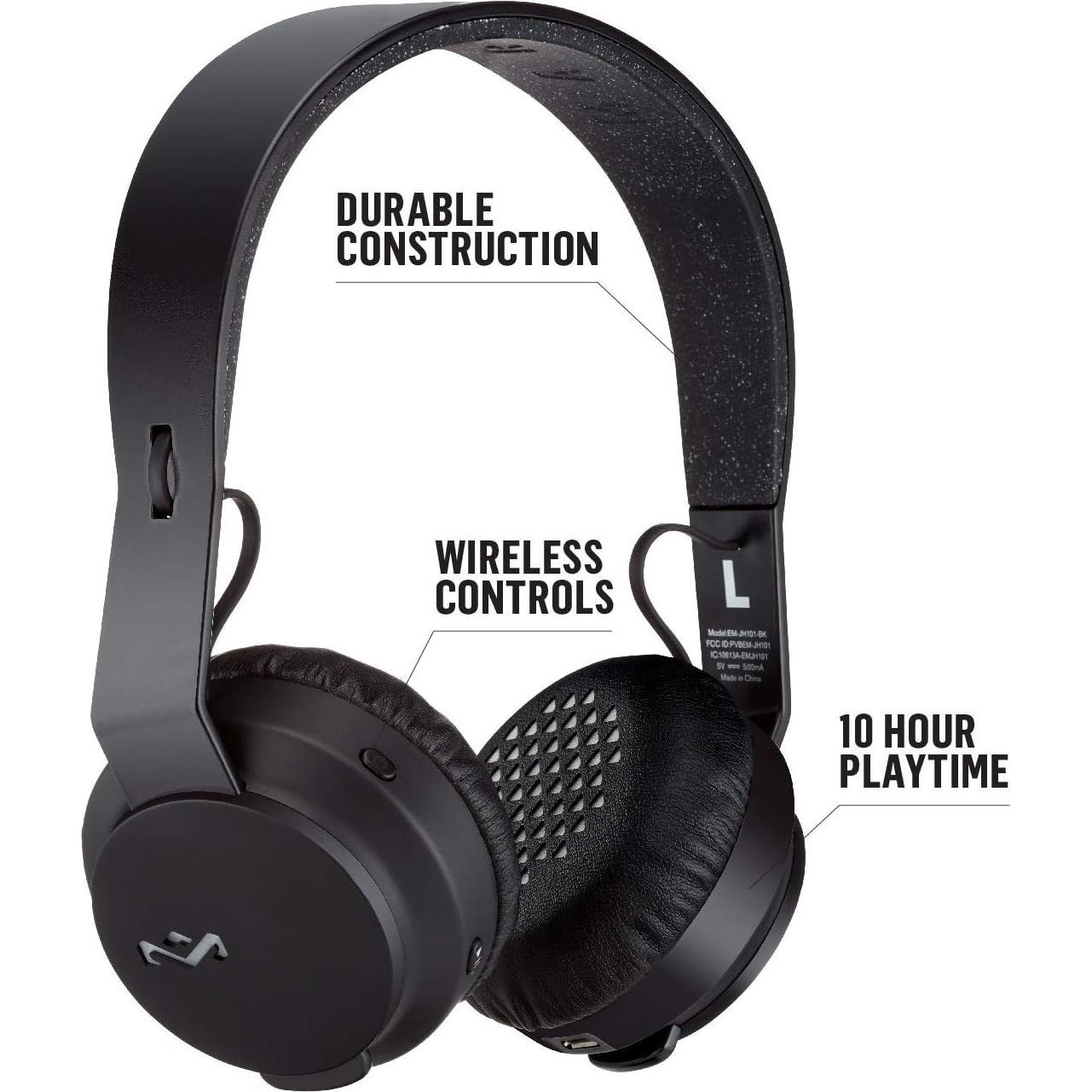 Auriculares Inalámbricos Bluetooth House of Marley Rebel Negro