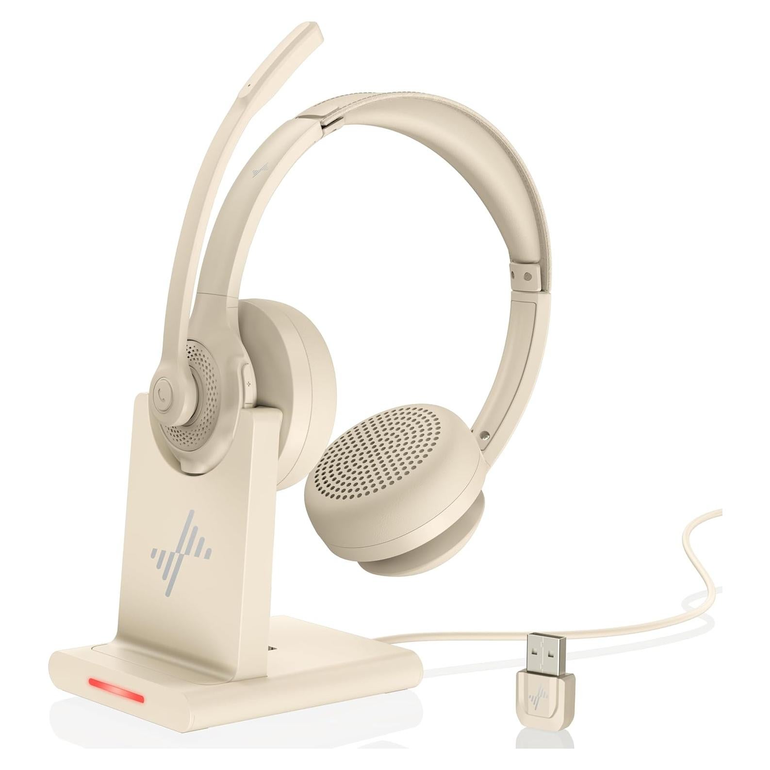 Auriculares Inalámbricos JIAMQISHI EH02-P Bluetooth 5.2 con Micrófono