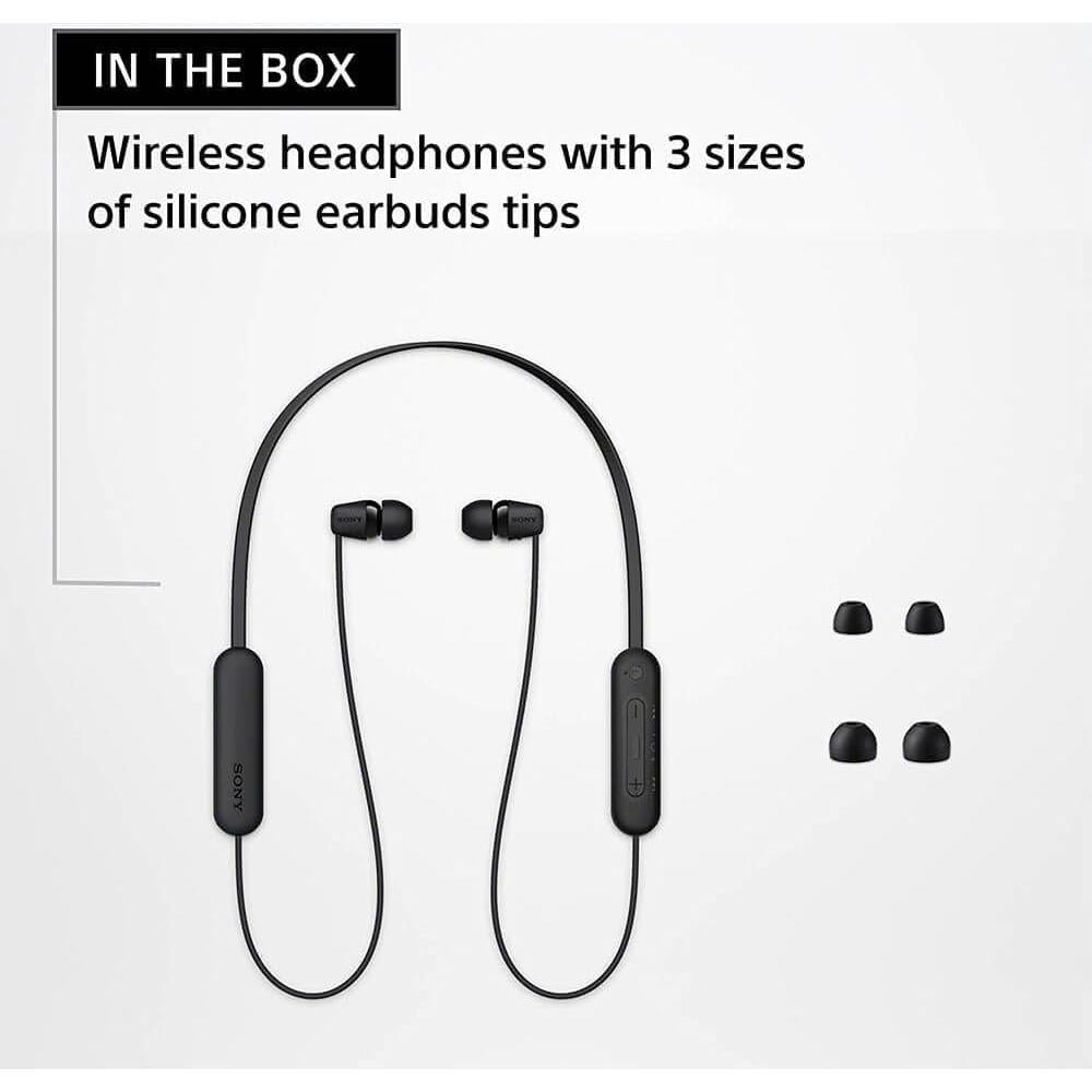 Auriculares In-Ear Inalámbricos Sony WI-C100 Bluetooth Negro