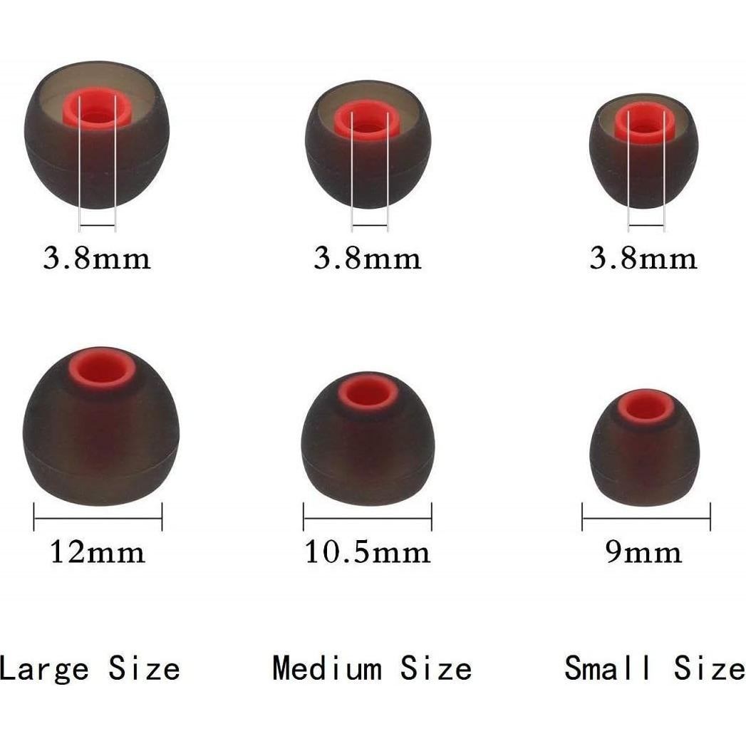 Puntas de Silicona para Auriculares Senso, Sony MDR, 6 Pares