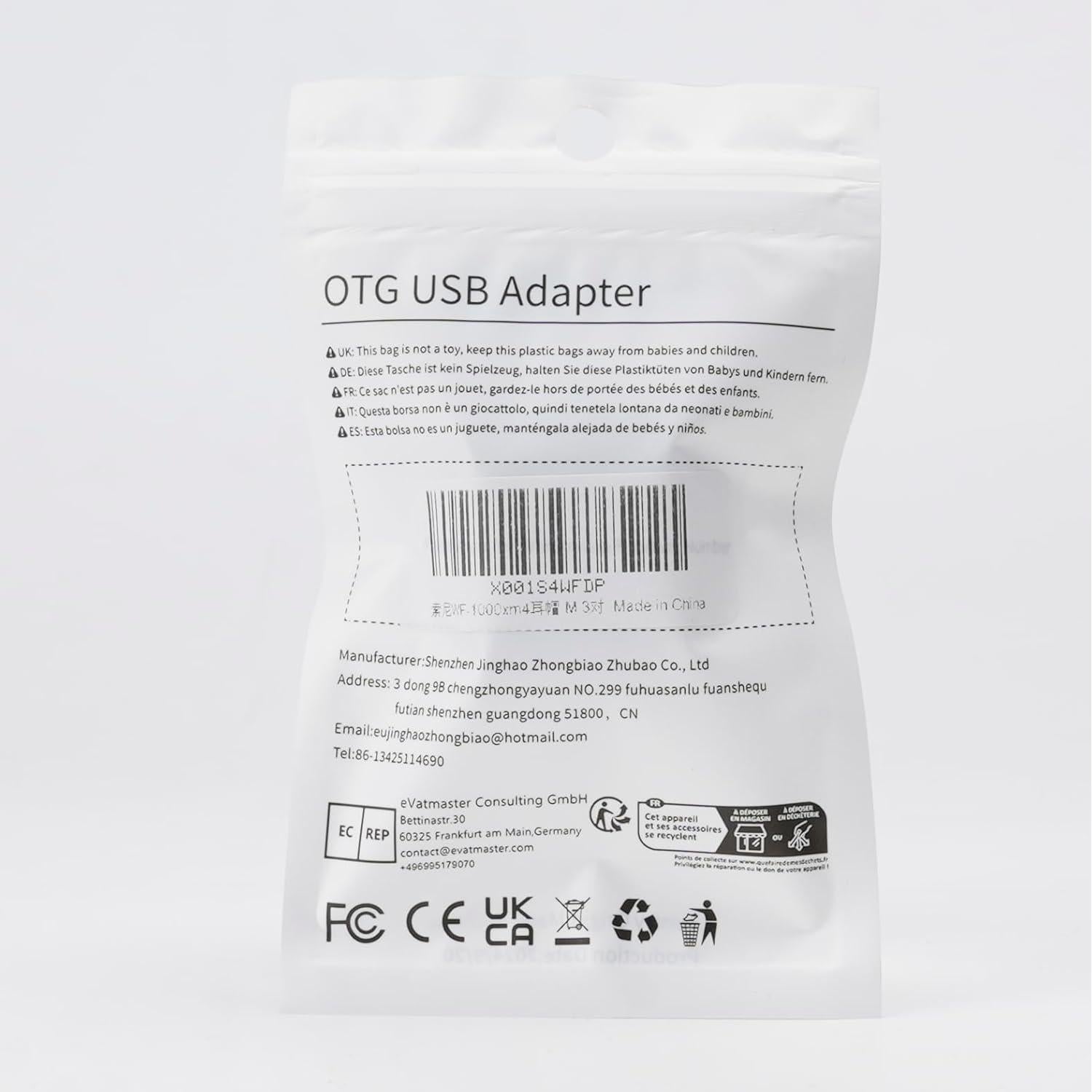 3 Pares Tapones Espuma Viscoelástica Sony WF-1000XM4 (M, Negro)