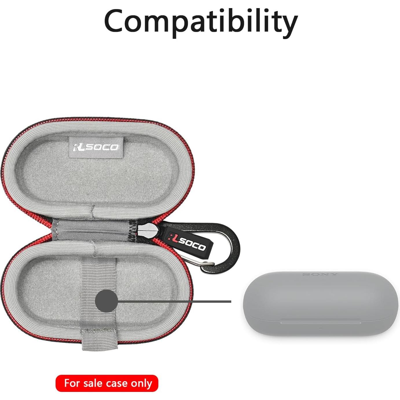 Funda RLSOCO para Auriculares In-Ear Bluetooth Sony WF-C510 WF-C700N WF-C710N WF-C500