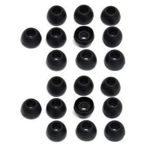 10 Pares Puntas Repuesto Silicona Auriculares Pequeños Negro