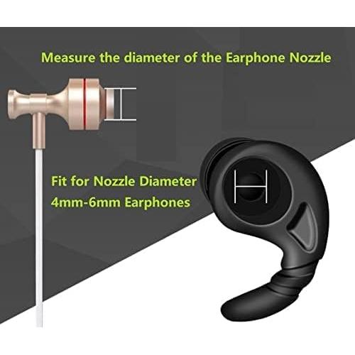 Puntas Antideslizantes JNSA para Auriculares In-Ear 4 Pares