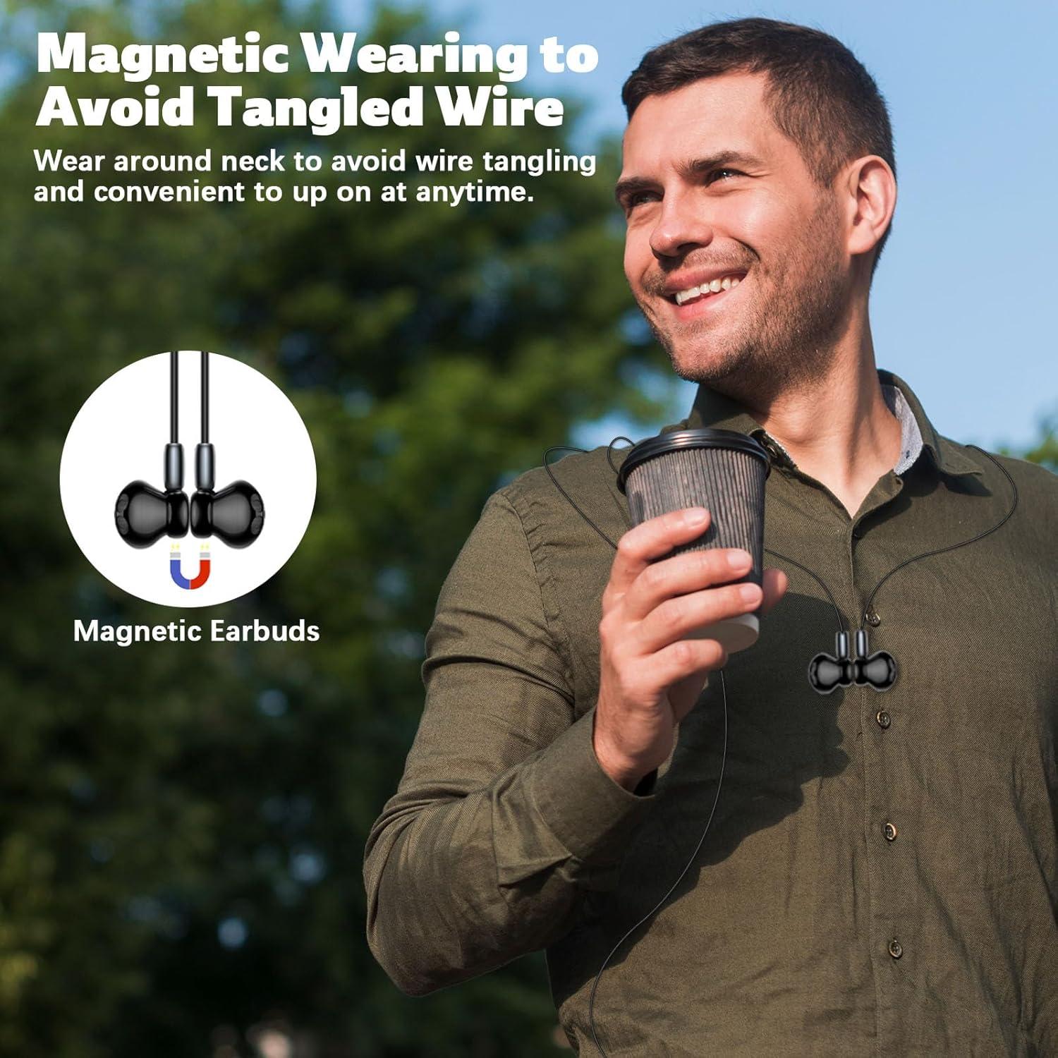 Auriculares In-Ear USB C TOPAUX con Cancelación de Ruido