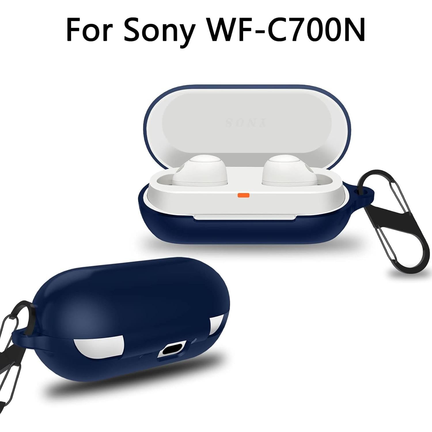Funda Protectora Silicona LDSXAY para Sony WF-C700N Azul
