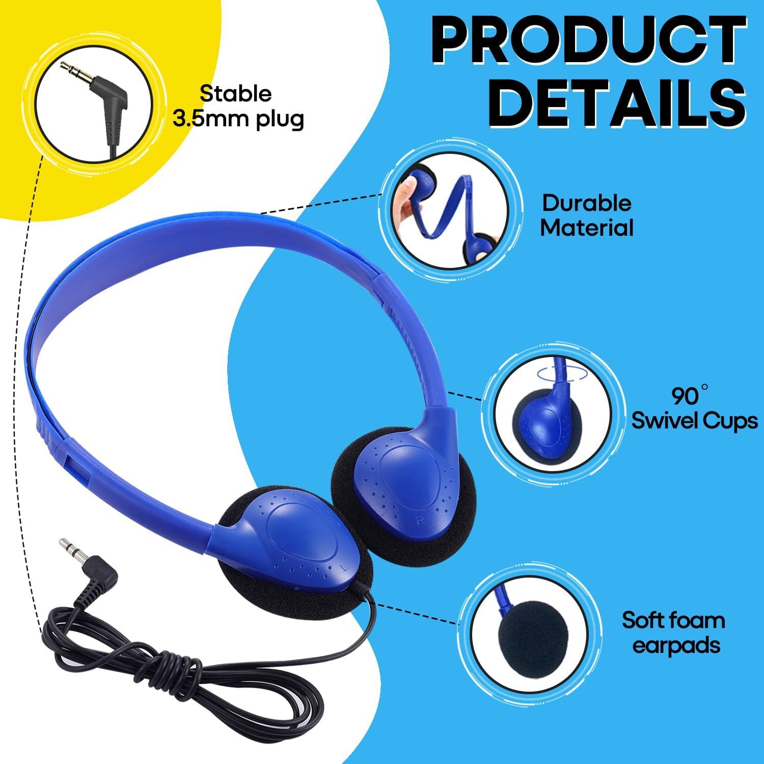 Auriculares con Cable Gaosen GS857 Paquete de 6 para Niños