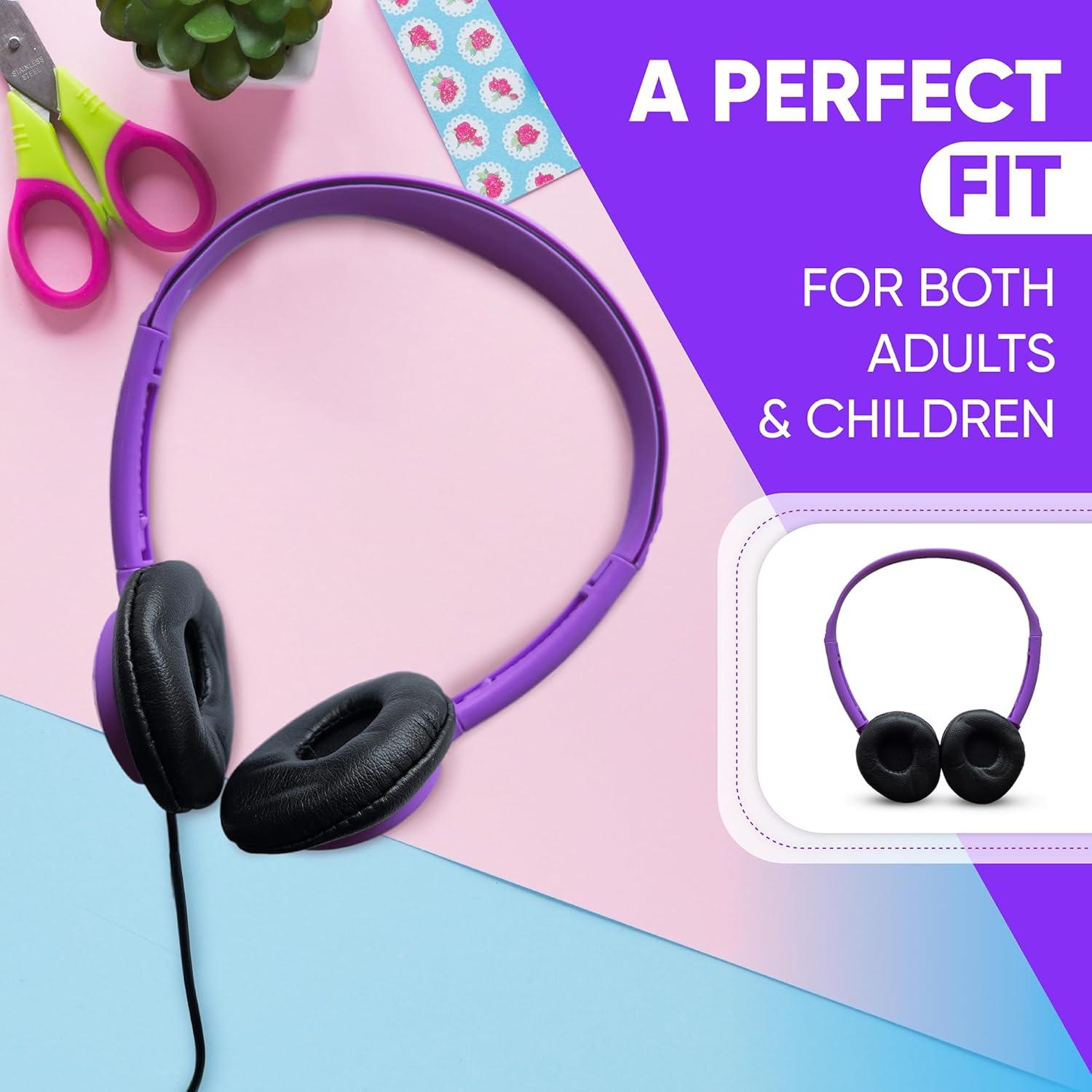 Paquete de 20 Auriculares de Cuero Bulktech con Micrófono