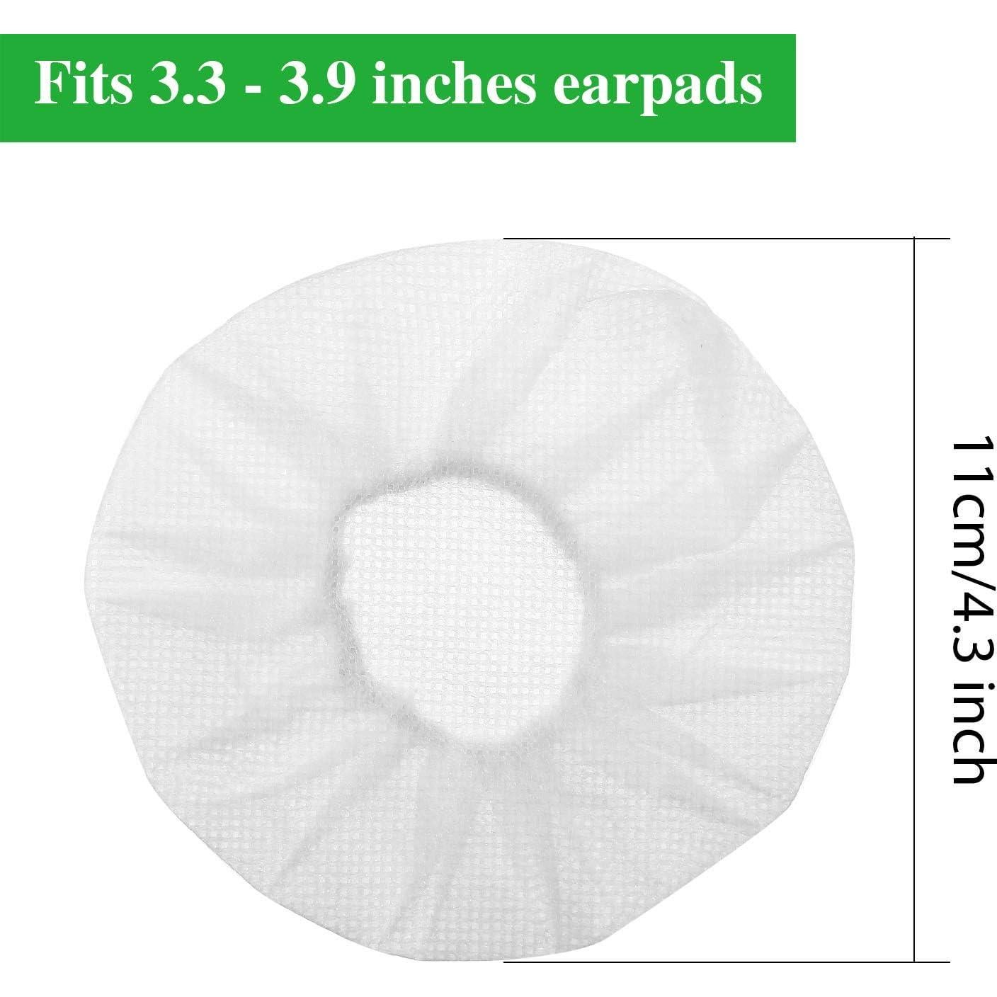 Cubiertas Desechables para Auriculares BBTO 200 Piezas 11 cm Blanco