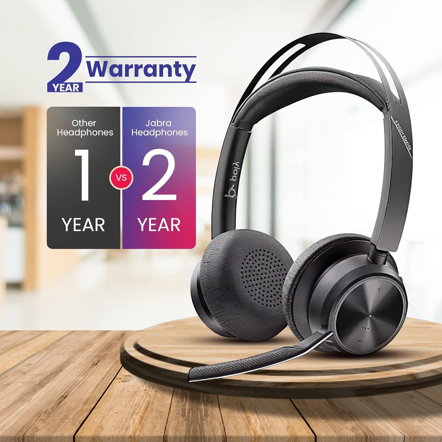 Auricular Estéreo Bluetooth Poly Voyager Focus 2 UC USB-A