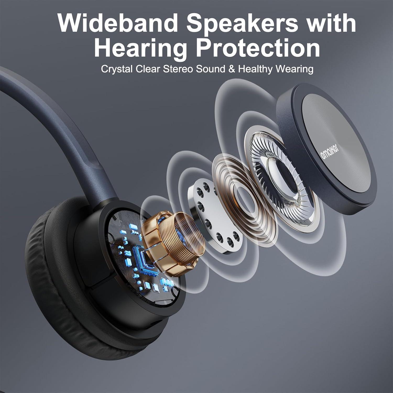 Auricular de Teléfono Emaiker Un Oído con Cancelación de Ruido RJ9