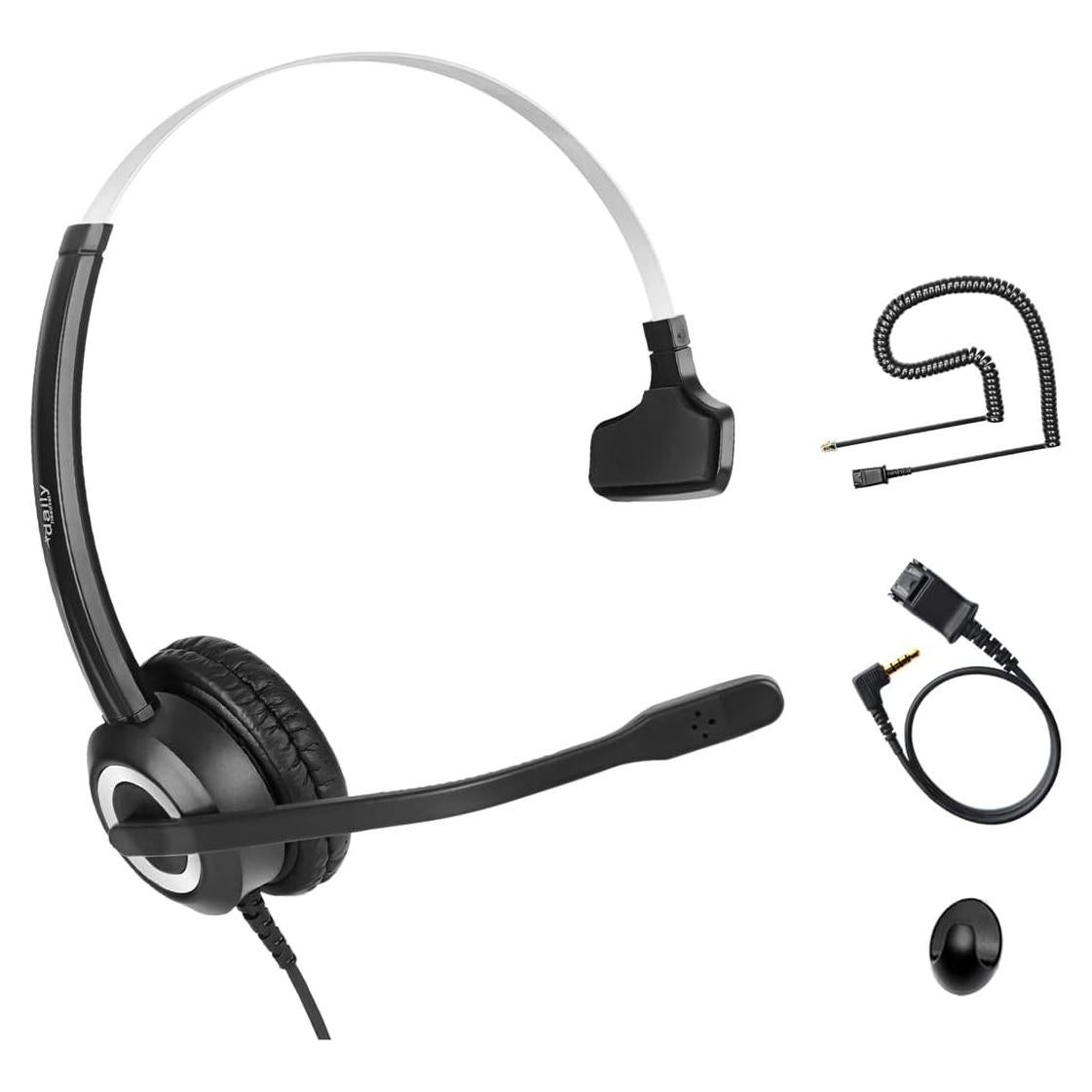 Auricular de Teléfono Cisco Tungtech 827030QD con Micrófono y Cancelación de Ruido