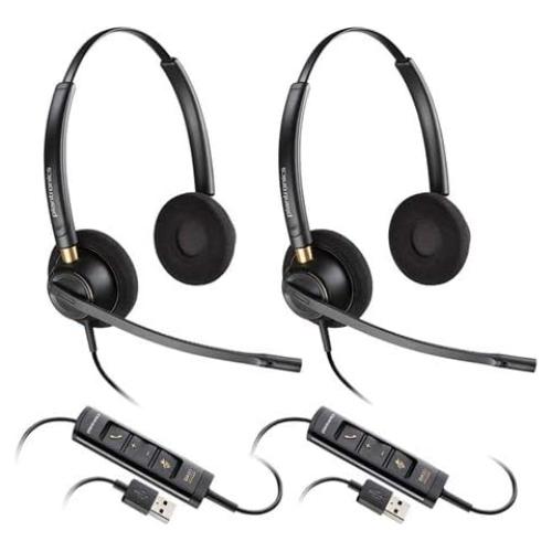Auriculares Plantronics EncorePro HW525 USB Binaural - 2 Unidades