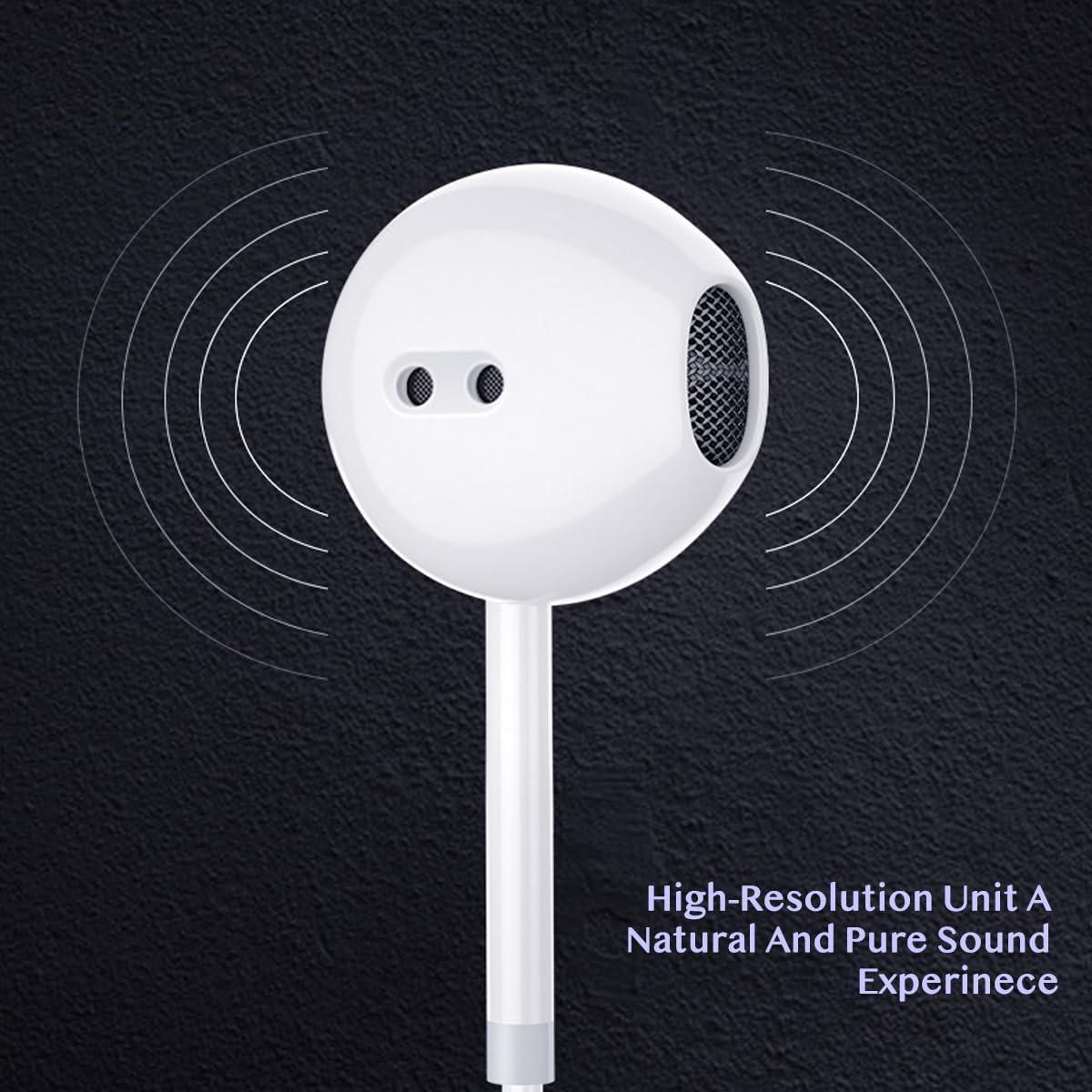 Auriculares In-Ear con Cable Wedawn WD-ED-E - 2 Piezas, 3.5mm