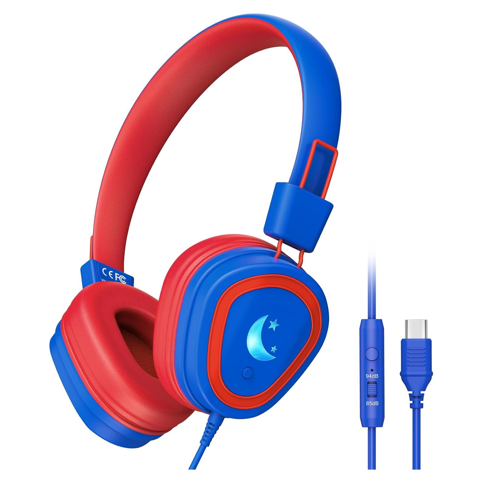 Auriculares USB Tipo C Onhear para Niños con Micrófono 85dB