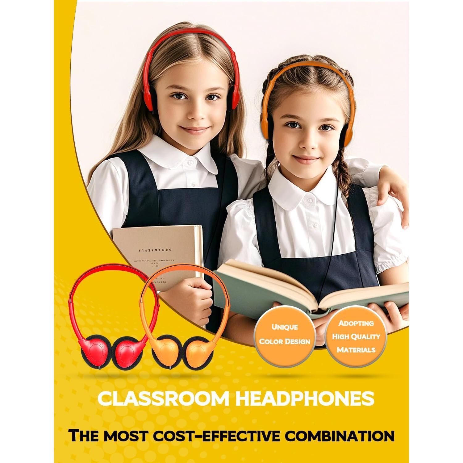 Auriculares GDBOMA para Niños 25 Unidades Multicolores 3.5mm