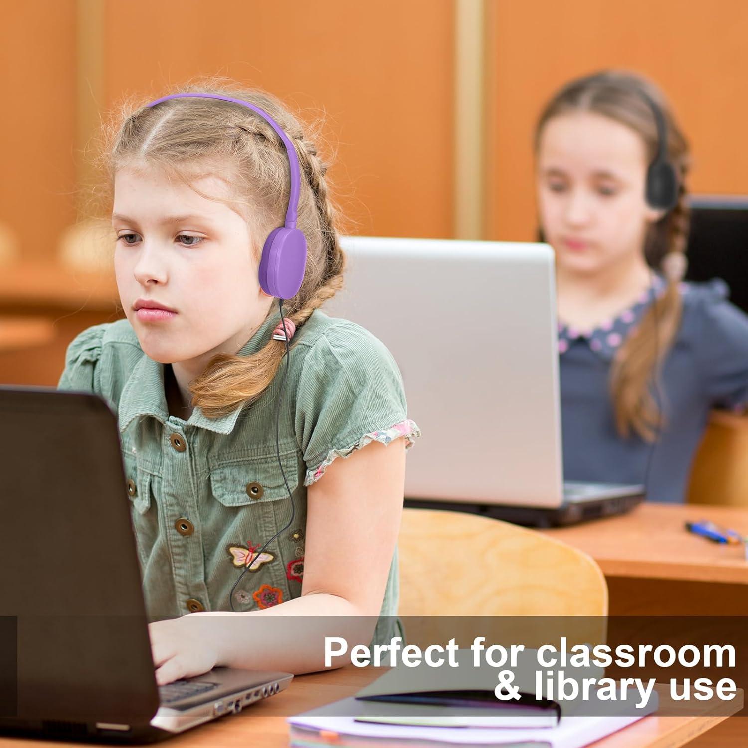 Auriculares con Cable Flutesan para Niños - Paquete de 30 Multicolores