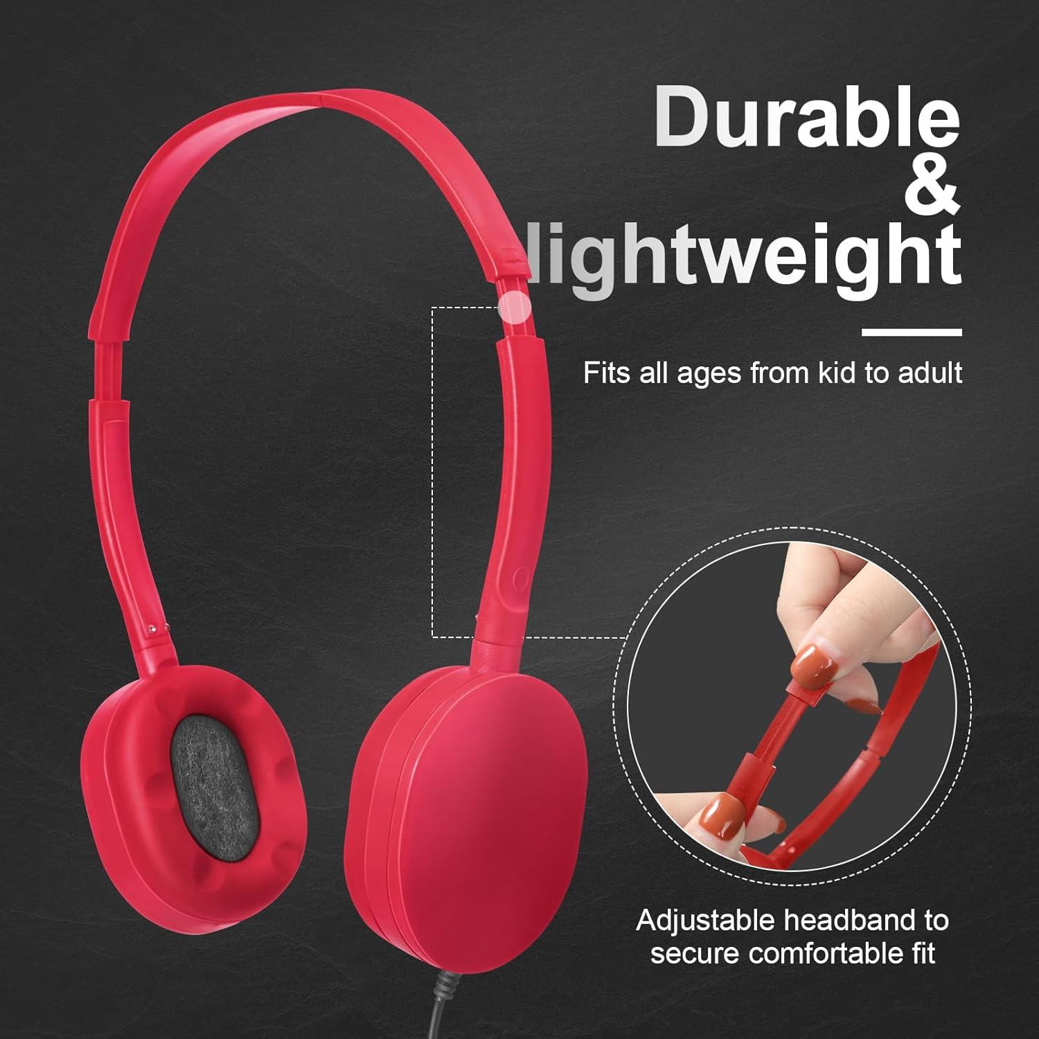 Auriculares con Cable Flutesan para Niños - Paquete de 30 Multicolores