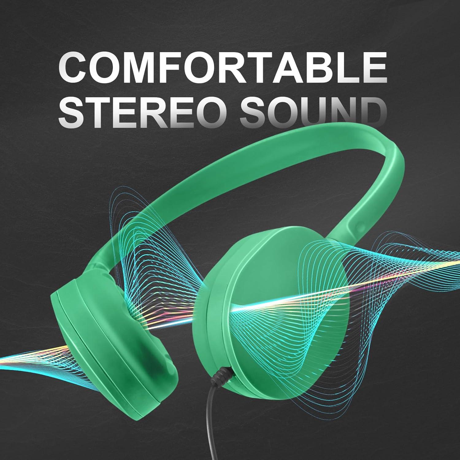 Auriculares con Cable Flutesan para Niños - Paquete de 30 Multicolores