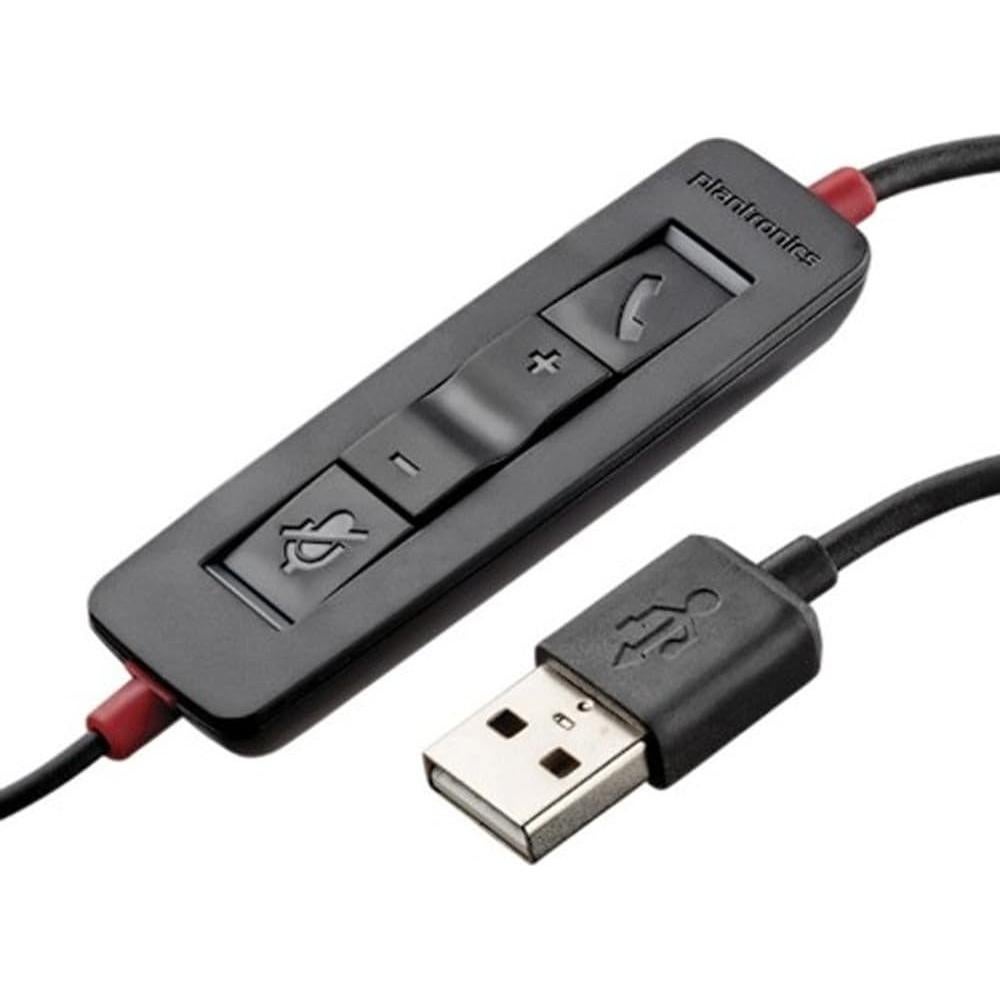 Auriculares Plantronics 85619-101 USB Gris con Cancelación de Ruido