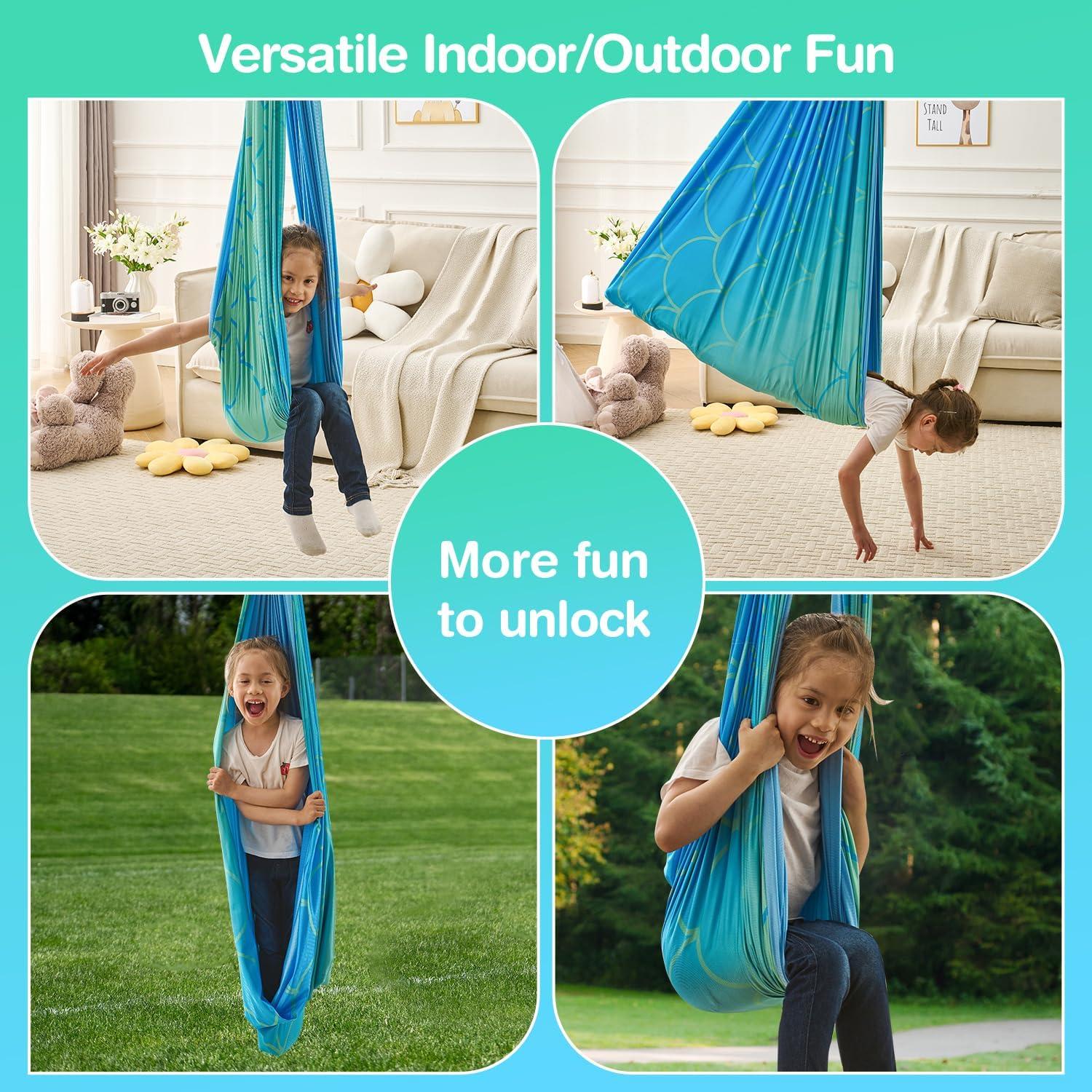 Columpio Sensorial Siveyeis para Niños y Adultos, 113.4kg