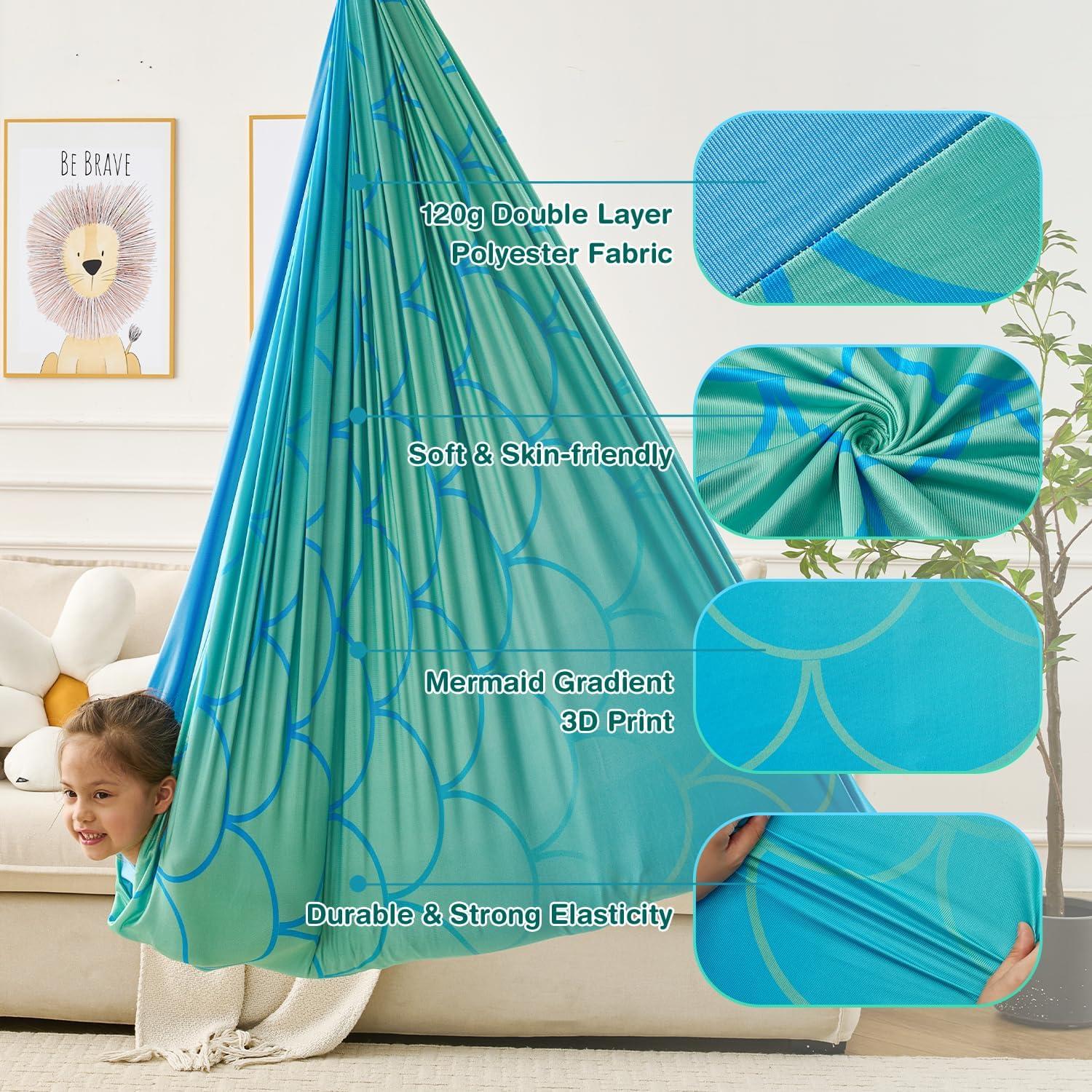 Columpio Sensorial Siveyeis para Niños y Adultos, 113.4kg