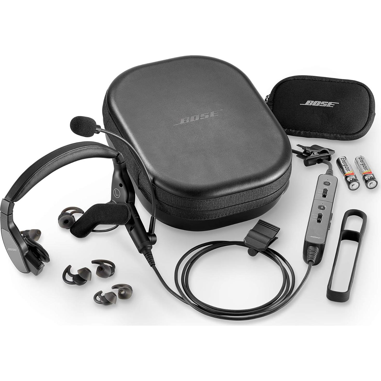 Auricular de Aviación Bose ProFlight Series II, Cancelación de Ruido, In-Ear, Negro