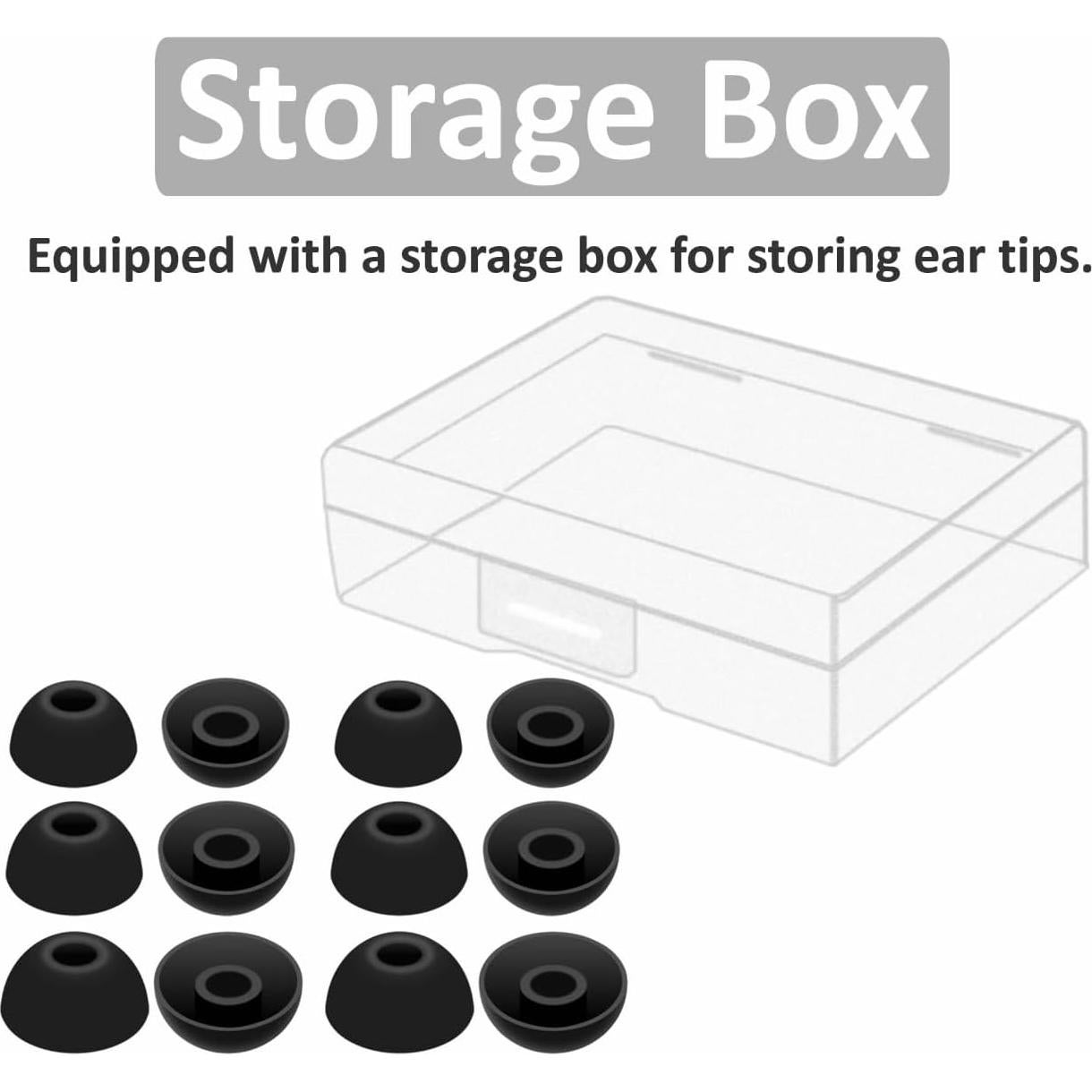 6 Pares Puntas de Oído Silicona Suave IiEXCEL S/M/L para Bose QuietComfort 2024