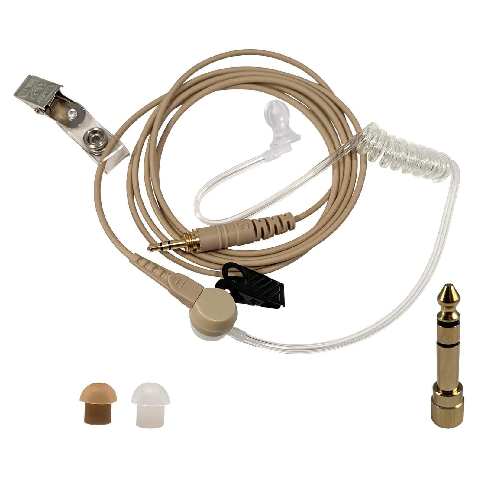 Auricular Profesional IFB 3.5mm y 1/4" Ancla Monitor In Ear