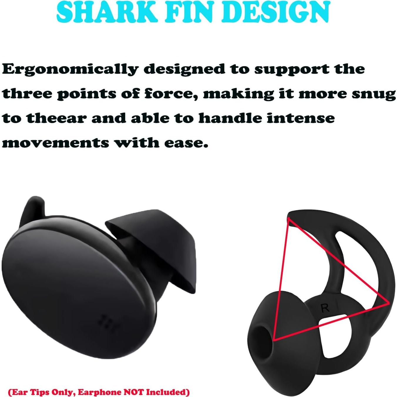 Puntas de Silicona para Auriculares Bose QuietComfort - 3 Pares S M L Negro