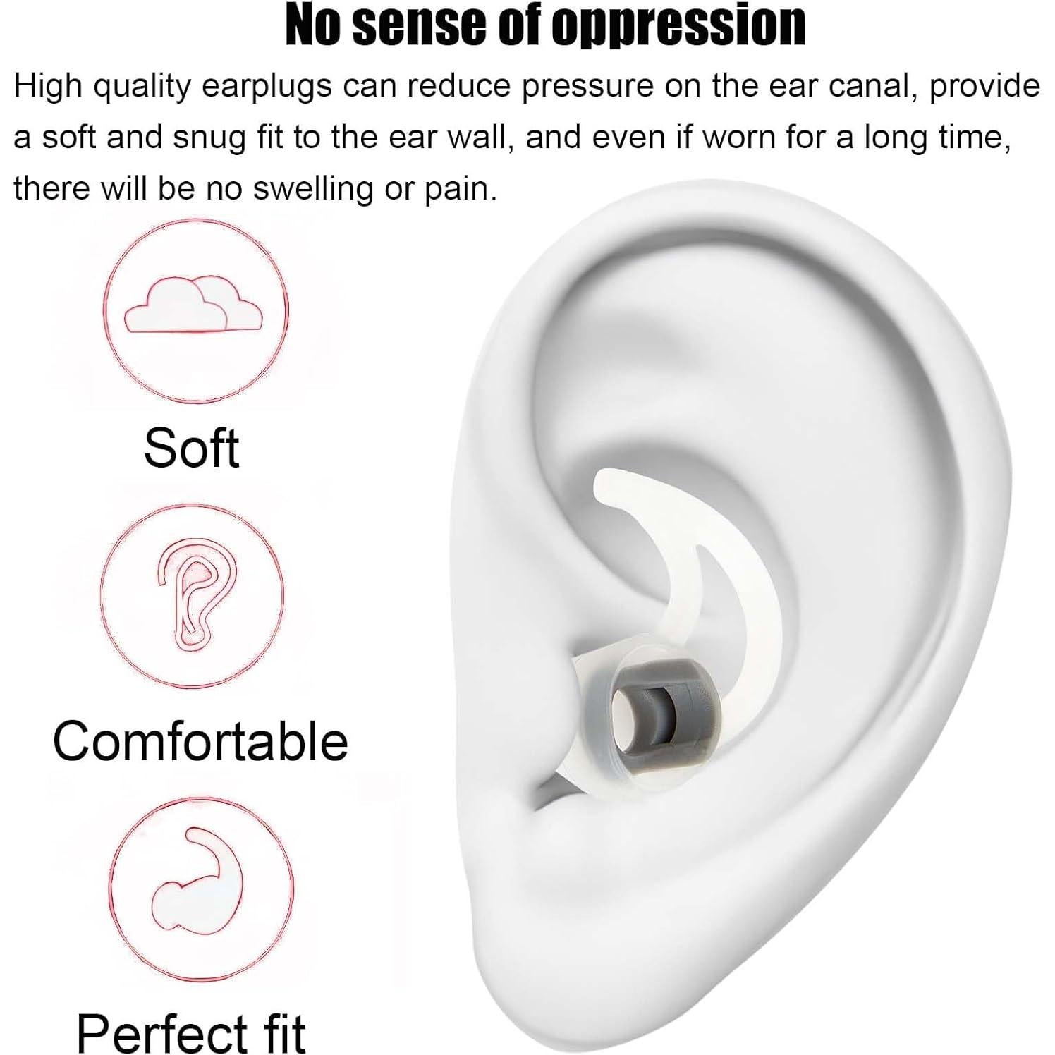 Consejos de Silicona Medianos MQIMY para Auriculares Bose