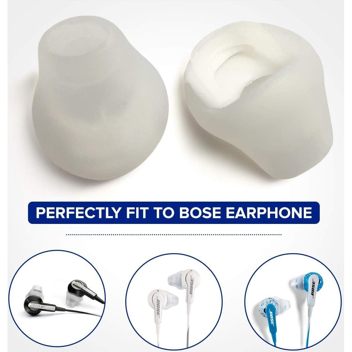 Consejos de Silicona de Reemplazo Zotech para Auriculares Bose, 3 Tamaños